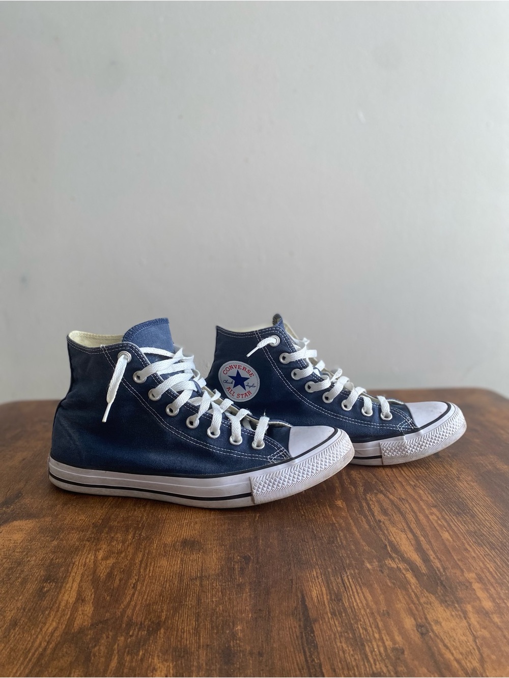 Converse Chuck Taylor All Star High Top Sneakers Navy Blue White